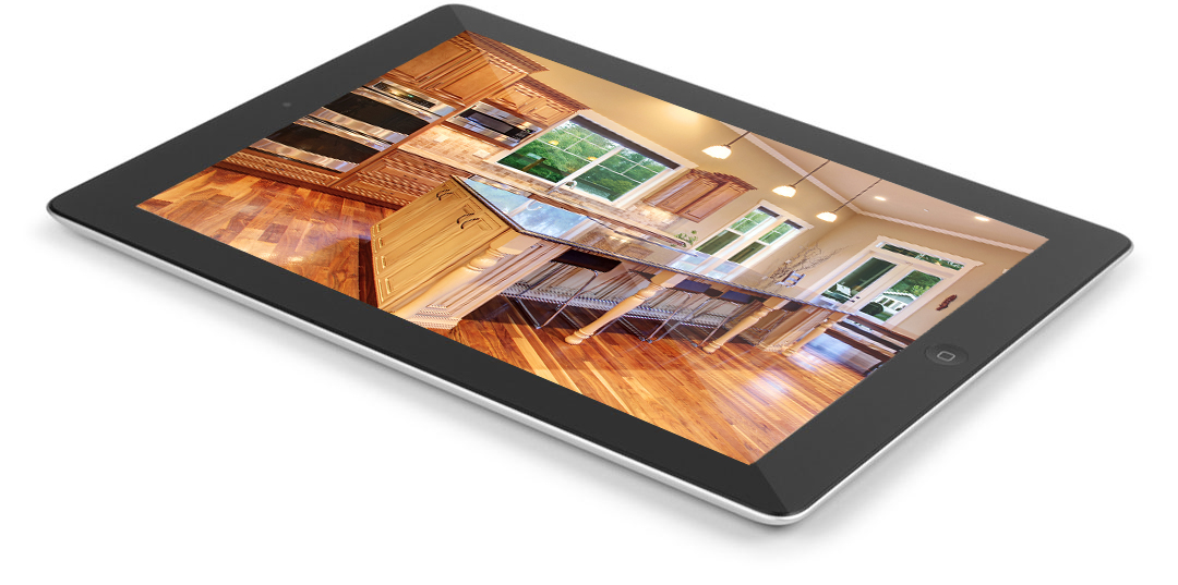 Online, digital home inspection report seen on a tablet