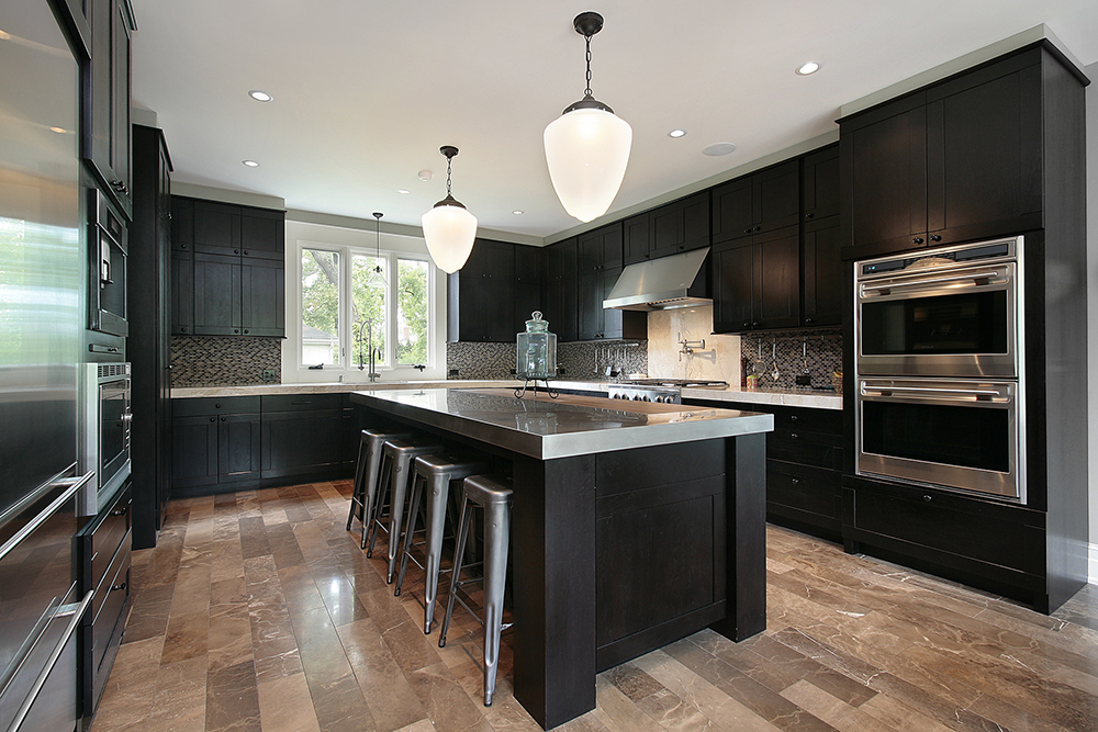 modern kitchen seen while carrying our thorough home inspection services